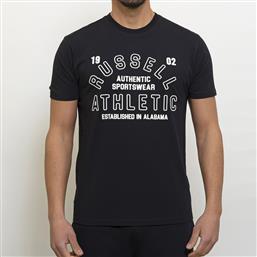 LOGO T-SHIRT A3-011-1 099 RUSSELL ATHLETIC