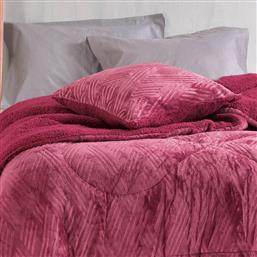 ΔΙΑΚΟΣΜΗΤΙΚΗ ΜΑΞΙΛΑΡΟΘΗΚΗ FLEECE (50X50) RYTHMOS LOTUS BORDO RYTHMOS HOME