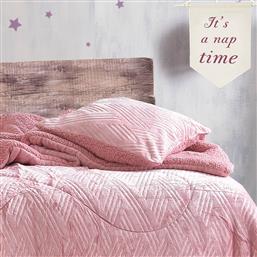 ΔΙΑΚΟΣΜΗΤΙΚΗ ΜΑΞΙΛΑΡΟΘΗΚΗ FLEECE (50X50) RYTHMOS LOTUS PINK RYTHMOS HOME
