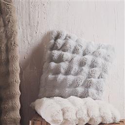 ΔΙΑΚΟΣΜΗΤΙΚΗ ΜΑΞΙΛΑΡΟΘΗΚΗ ΓΟΥΝΙΝΗ (50X50) RYTHMOS RABBIT GREY RYTHMOS HOME