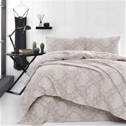 ΦΑΝΕΛΕΝΙΑ ΠΑΠΛΩΜΑΤΟΘΗΚΗ ΜΟΝΗ (ΣΕΤ 160X250) RYTHMOS EMBLEM BEIGE RYTHMOS HOME