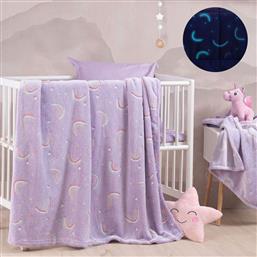 ΦΩΣΦΟΡΙΖΕ ΚΟΥΒΕΡΤΑ FLEECE ΚΟΥΝΙΑΣ (110X140) RYTHMOS NELIE RYTHMOS HOME