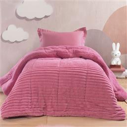 ΓΟΥΝΙΝΟ ΚΟΥΒΕΡΤΟΠΑΠΛΩΜΑ ΜΟΝΟ (160X220) RYTHMOS BUTTER PINK RYTHMOS HOME