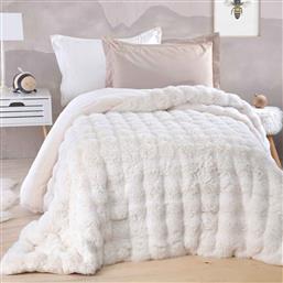 ΓΟΥΝΙΝΟ ΚΟΥΒΕΡΤΟΠΑΠΛΩΜΑ ΜΟΝΟ (160X220) RYTHMOS LUXE ECRU RYTHMOS HOME