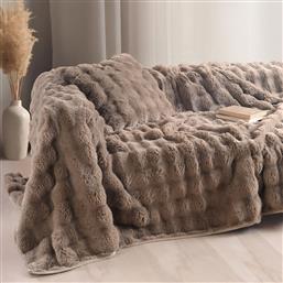 ΡΙΧΤΑΡΙ ΠΟΛΥΘΡΟΝΑΣ ΓΟΥΝΙΝΟ (160X180) RYTHMOS RABBIT TAUPE RYTHMOS HOME