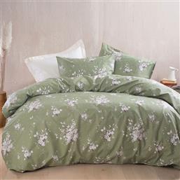 ΚΟΥΒΕΡΛΙ ΥΠΕΡΔΙΠΛΟ (ΣΕΤ 220X240) RYTHMOS DIVA LINIE GREEN RYTHMOS HOME