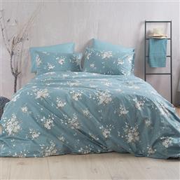 ΚΟΥΒΕΡΛΙ ΥΠΕΡΔΙΠΛΟ (ΣΕΤ) 220X240 RYTHMOS LINIE ΜΠΛΕ (220X240) RYTHMOS HOME