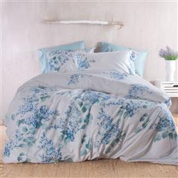 ΚΟΥΒΕΡΛΙ ΜΟΝΟ (ΣΕΤ 160X240) RYTHMOS SYMBOL EVE BLUE RYTHMOS HOME