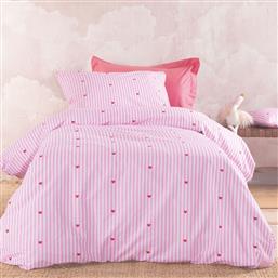 ΚΟΥΒΕΡΛΙ ΜΟΝΟ (ΣΕΤ 160X240) RYTHMOS SYMBOL YOUNG HEART RYTHMOS HOME