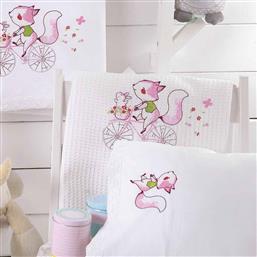 ΚΟΥΒΕΡΤΑ ΠΙΚΕ ΑΓΚΑΛΙΑΣ (80X90) RYTHMOS CLUNNY PINK RYTHMOS HOME από το SPITISHOP