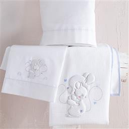 ΚΟΥΒΕΡΤΑ ΠΙΚΕ ΚΟΥΝΙΑΣ 120X150 RYTHMOS HUG ME ΣΙΕΛ (120X150) RYTHMOS HOME