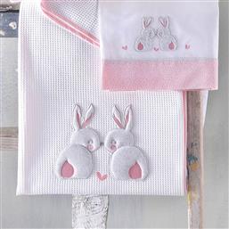 ΚΟΥΒΕΡΤΑ ΠΙΚΕ ΚΟΥΝΙΑΣ (120X150) RYTHMOS RABBITTY PINK RYTHMOS HOME