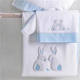 ΚΟΥΒΕΡΤΑ ΠΙΚΕ ΚΟΥΝΙΑΣ 120X150 RYTHMOS RABBITTY ΣΙΕΛ (120X150) RYTHMOS HOME από το AITHRIO