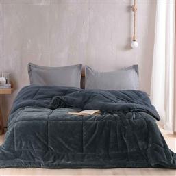 ΚΟΥΒΕΡΤΟΠΑΠΛΩΜΑ ΥΠΕΡΔΙΠΛΟ (220X240) RYTHMOS TILTY GREY-BLUE RYTHMOS HOME