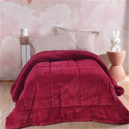 ΚΟΥΒΕΡΤΟΠΑΠΛΩΜΑ ΜΟΝΟ (160X220) RYTHMOS TILTY BORDEAUX RYTHMOS HOME από το SPITISHOP