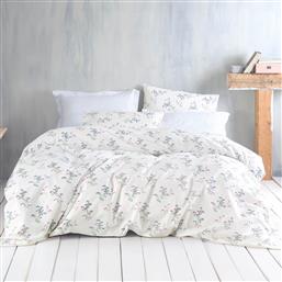 ΠΑΠΛΩΜΑ ΥΠΕΡΔΙΠΛΟ (ΣΕΤ 220X240) RYTHMOS DIVA BOUQUET ECRU RYTHMOS HOME