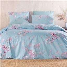 ΠΑΠΛΩΜΑ ΥΠΕΡΔΙΠΛO (ΣΕΤ 220X240) RYTHMOS NOVA SPRINGTIME BLUE RYTHMOS HOME