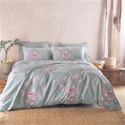 ΠΑΠΛΩΜΑ ΥΠΕΡΔΙΠΛΟ (ΣΕΤ) 220X240 RYTHMOS SPRINGTIME ΠΡΑΣΙΝΟ (220X240) RYTHMOS HOME