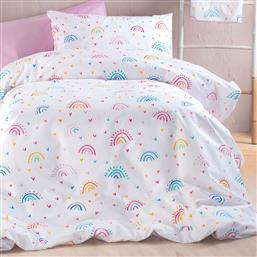 ΠΑΠΛΩΜΑ ΜΟΝΟ (ΣΕΤ 160X240) RYTHMOS SYMBOL RAINBOW RYTHMOS HOME