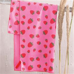 ΠΕΤΣΕΤΑ ΘΑΛΑΣΣΗΣ MICROFIBER (90X160) 2 ΟΨΕΩΝ RYTHMOS STRAWBERRY FIELDS RYTHMOS HOME