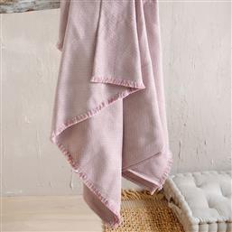 ΡΙΧΤΑΡΙ ΔΙΘΕΣΙΟΥ ΚΑΝΑΠΕ (180X240) RYTHMOS SANTORINI PINK RYTHMOS HOME