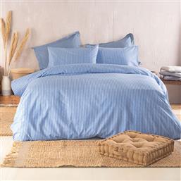 ΣΕΝΤΟΝΙΑ KING SIZE (ΣΕΤ) 260X280 RYTHMOS MASTERS ΜΠΛΕ ΧΩΡΙΣ ΛΑΣΤΙΧΟ (260X280) RYTHMOS HOME
