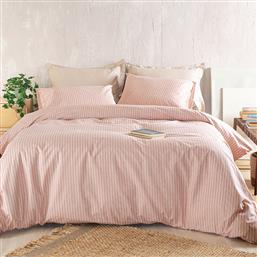 ΣΕΝΤΟΝΙΑ KING SIZE (ΣΕΤ) 260X280 RYTHMOS MASTERS ΡΟΖ ΧΩΡΙΣ ΛΑΣΤΙΧΟ (260X280) RYTHMOS HOME