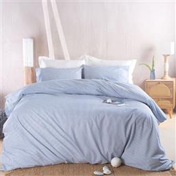 ΣΕΝΤΟΝΙΑ KING SIZE (ΣΕΤ) 270X290 RYTHMOS MOTIV ΜΠΛΕ ΣΚΟΥΡΟ ΧΩΡΙΣ ΛΑΣΤΙΧΟ (270X290) RYTHMOS HOME