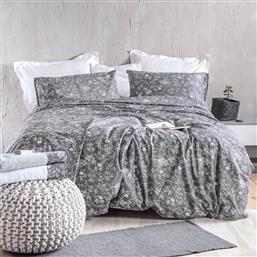 ΣΕΝΤΟΝΙΑ ΜΟΝΑ (ΣΕΤ) RYTHMOS NOVA ORTENSIA GREY ΜΕ ΛΑΣΤΙΧΟ 105X205+25 ΜΕ ΛΑΣΤΙΧΟ 105X205+25 RYTHMOS HOME