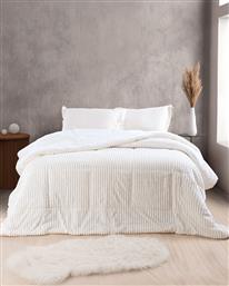 ΚΟΥΒΕΡΤΟΠΑΠΛΩΜΑ ΗΜΙΔΙΠΛΟ ETOILE ΛΕΥΚΟ 160X220CM RYTHMOS