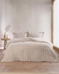 ΚΟΥΒΕΡΤΟΠΑΠΛΩΜΑ ΥΠΕΡΔΙΠΛΟ BUTTER ΕΚΡΟΥ 220X240CM RYTHMOS