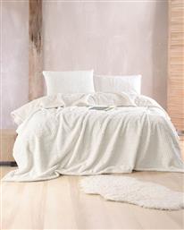 ΣΕΤ ΚΟΥΒΕΡΤΑ ΥΠΕΡΔΙΠΛΗ BLISS ΛΕΥΚΟ 220X240CM 3ΤΜΧ RYTHMOS