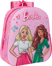 ΣΧΟΛΙΚΗ ΤΣΑΝΤΑ ΝΗΠΙΑΓΩΓΕΙΟΥ (27X10X33) 3D BARBIE 622476890 SAFTA