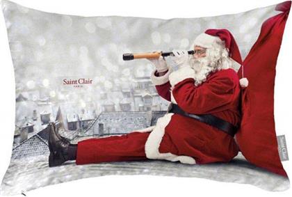 ΧΡΙΣΤΟΥΓΕΝΝΙΑΤΙΚΟ ΜΑΞΙΛΑΡΙ CHRISTMAS CUSHION 4015 ΜΠΕΖ 30X45CM SAINT CLAIR