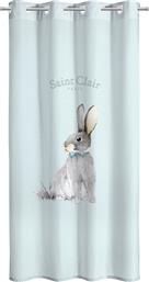 ΚΟΥΡΤΙΝΑ ΜΕ ΤΡΟΥΚΣ 160X240 LAPIN BLUE (160X240) SAINT CLAIR