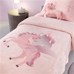 ΚΟΥΒΕΡΤΑ FLEECE ΜΟΝΗ 160X220 ULTRASOFT PINTO PINKY (160X220) SAINT CLAIR