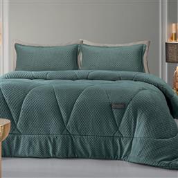 ΚΟΥΒΕΡΤΟΠΑΠΛΩΜΑ ΗΜΙΔΙΠΛΟ 180X240 SERENA EMERALD (180X240) SAINT CLAIR