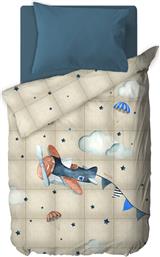ΠΑΠΛΩΜΑ MICROFIBER ΜΟΝΟ ΠΑΙΔΙΚΟ 160X220ΕΚ. PILOT (ΥΦΑΣΜΑ: MICROFIBER) - - 5206480676857 SAINT CLAIR
