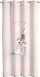 ΠΑΙΔΙΚΗ ΚΟΥΡΤΙΝΑ (160X240) ΜΕ ΤΡΟΥΚΣ LAPIN PINK SAINT CLAIR