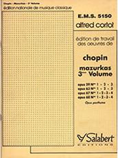 CHOPIN - MAZURKAS 3EME VOLUME SALABERT