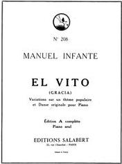 INFANTE - EL VITO- EDITION B SALABERT