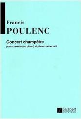 POULENC - CONCERTO CHAMPETRE SALABERT