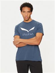 ΦΑΝΕΛΑΚΙ ΤΕΧΝΙΚΟ SOLIDLOGO DRY 27018 ΣΚΟΥΡΟ ΜΠΛΕ REGULAR FIT SALEWA