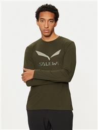 ΦΑΝΕΛΑΚΙ ΤΕΧΝΙΚΟ SOLIDLOGO DRY 27340 ΠΡΑΣΙΝΟ REGULAR FIT SALEWA