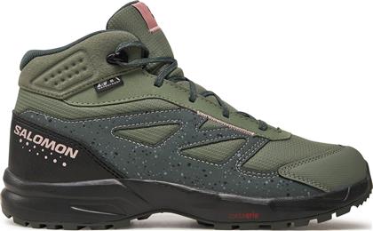 ΠΑΠΟΥΤΣΙΑ ΠΕΖΟΠΟΡΙΑΣ OUTWAY MID CLIMASALOMON WATERPROOF L47561700 ΠΡΑΣΙΝΟ