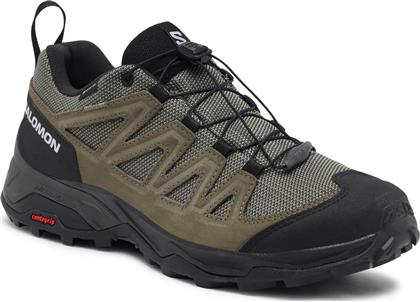 ΠΑΠΟΥΤΣΙΑ ΠΕΖΟΠΟΡΙΑΣ X WARD LEATHER GORE-TEX L47182200 ΠΡΑΣΙΝΟ SALOMON