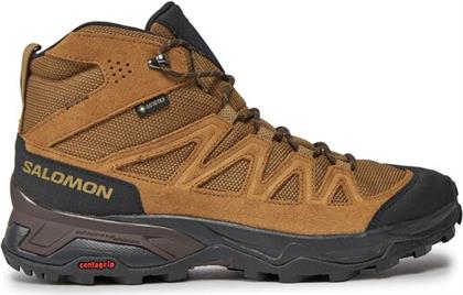 ΠΑΠΟΥΤΣΙΑ ΠΕΖΟΠΟΡΙΑΣ X WARD LEATHER MID GORE-TEX L47181800 ΚΑΦΕ SALOMON