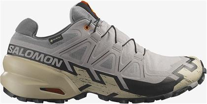 TRAIL RUNNING - CROSS SPEEDCROSS 6 GTX GULL / WHITE PEPPER / BLACK ΠΑΠΟΥΤΣΙ ΑΝΔΡΙΚΟ SALOMON
