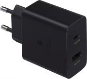 EP-TA220NB TRAVEL ADAPTER 35W DUO USB + TYPE-C BLACK SAMSUNG από το e-SHOP