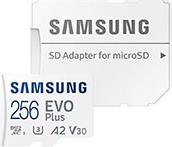 EVO PLUS 256GB MICRO SDXC UHS-I U3 V30 A2 + ADAPTER MB-MC256SA/EU SAMSUNG από το e-SHOP
